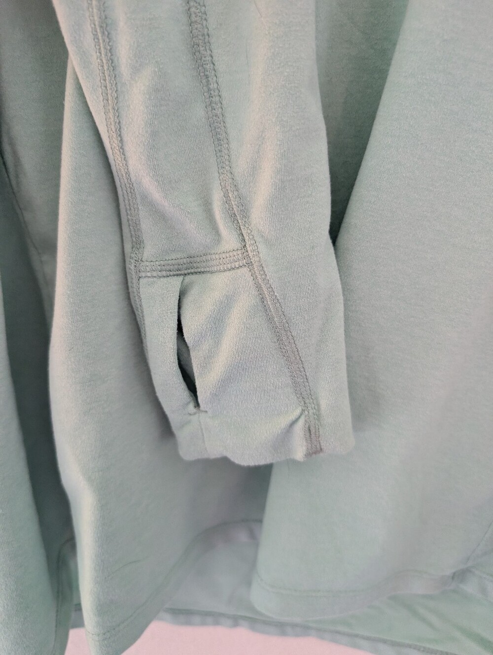 Patagonia Mint Green Women's Long-Sleeve Quarter-Zip - Picture 4 of 6
